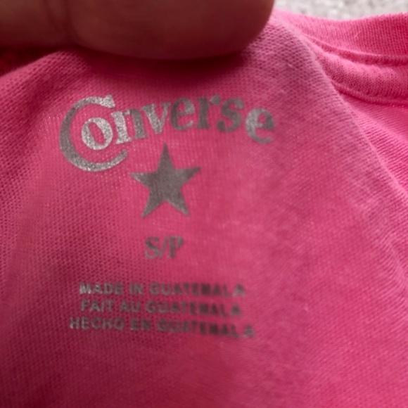 CONVERSE All Star size small pink shirt. - Picture 2 of 5